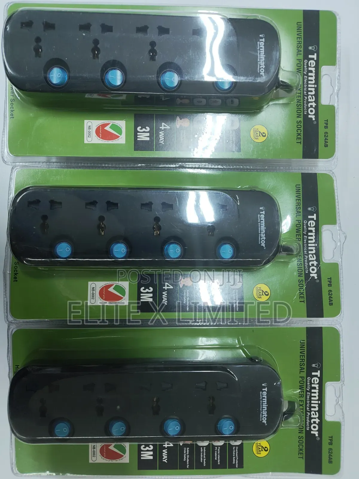 Terminator Universal Power Extension Socket TPB 624ab
