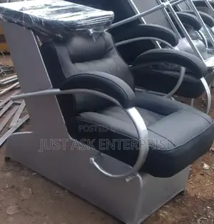 Modern Executive Barber Chair With Sink - Leather Touch