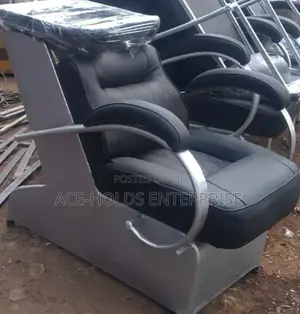 Modern Executive Barber Chair With Sink - Leather Touch