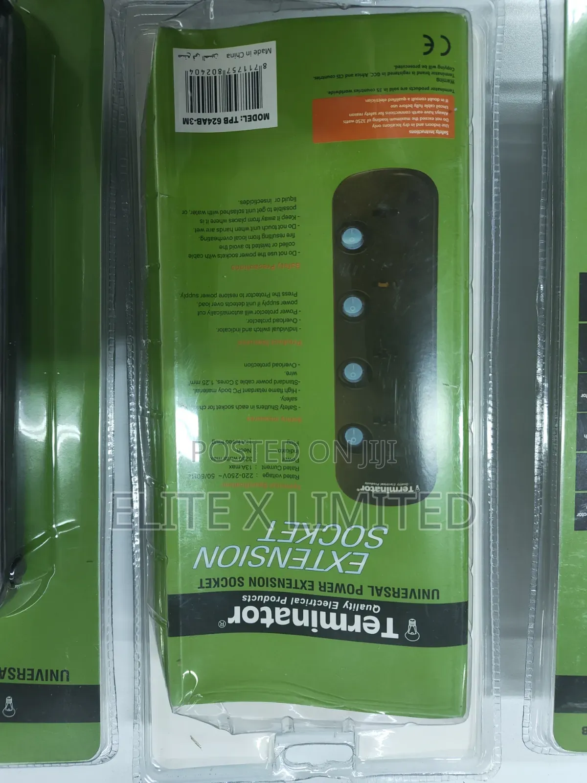 Terminator Universal Power Extension Socket TPB 624ab