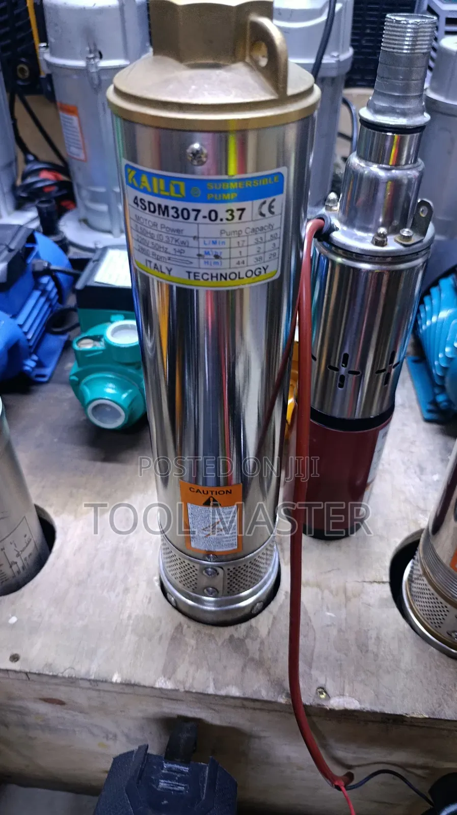 0.5hp Electric Submersible Water Pump /44m Head Kairo Water Pump