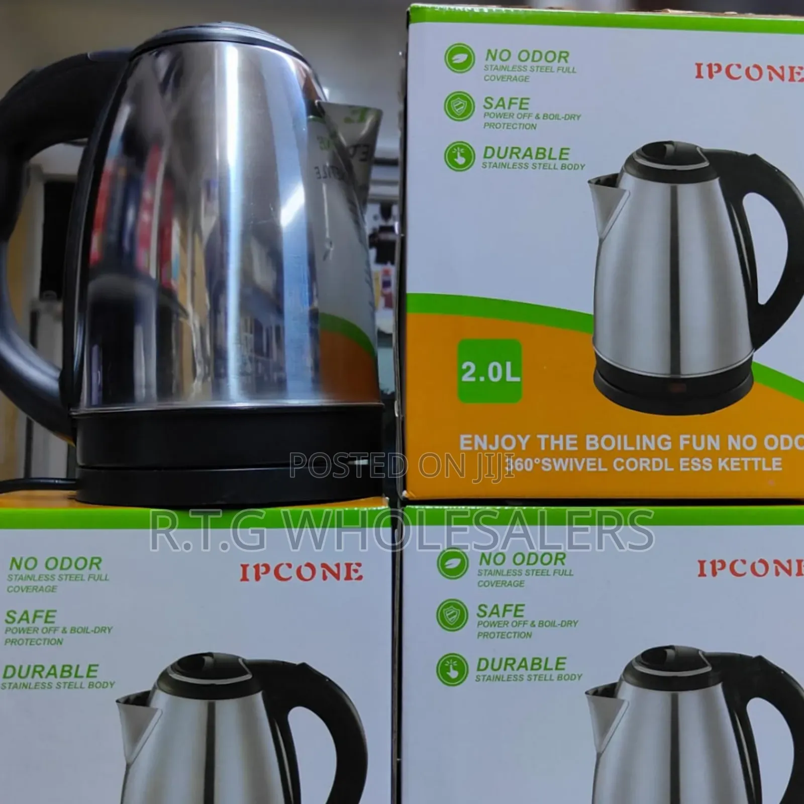 Ipcone 2l Cordless Electric Kettle Fast Boil