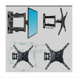 Bracket Adjustable 14–55" Tv Wall Mount Tilt Swivel 50kg Load