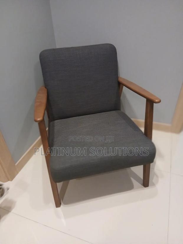 Grey Arm Chair - main view