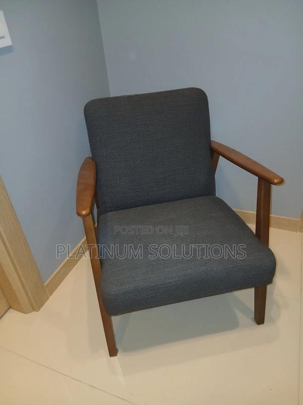 Grey Arm Chair - thumbnail 3