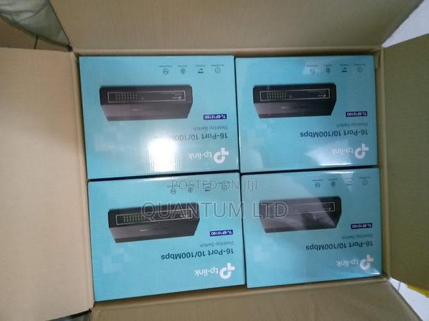 Tplink 16 Port 10/100mbps Desktop Switch Tl-Sf1016d