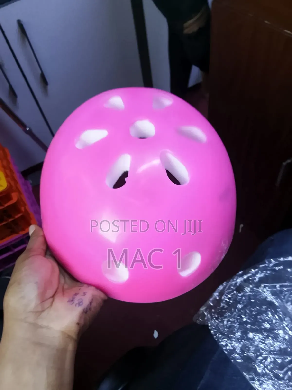 Durable Pink Hard Helmet for Kids