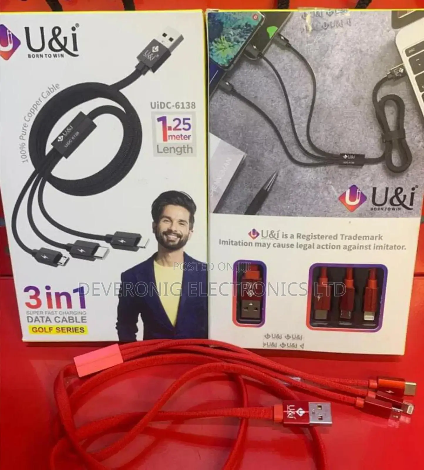 *U I Golf 3 in One Cable Uidc-6138