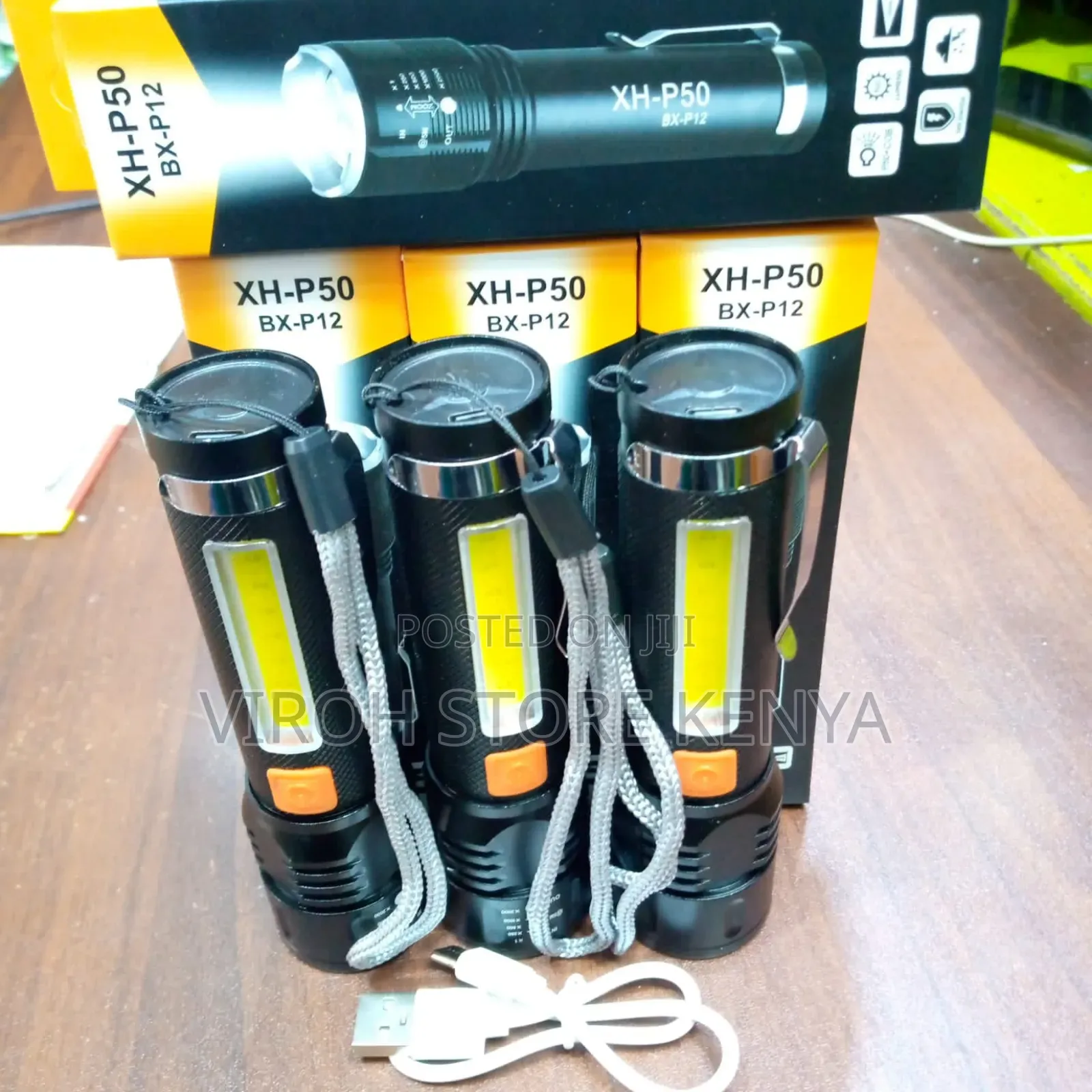 Rechargeable Pocket Torches Available With Zoom Focus