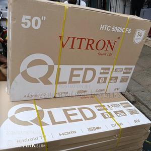 Vitron 50inch Smart Android Qled Tv, Youtube, Netflix, Frameless Tv - main view