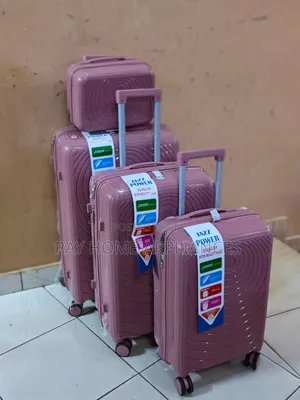 Size 3 Luxurious Rubber Suitcase Set