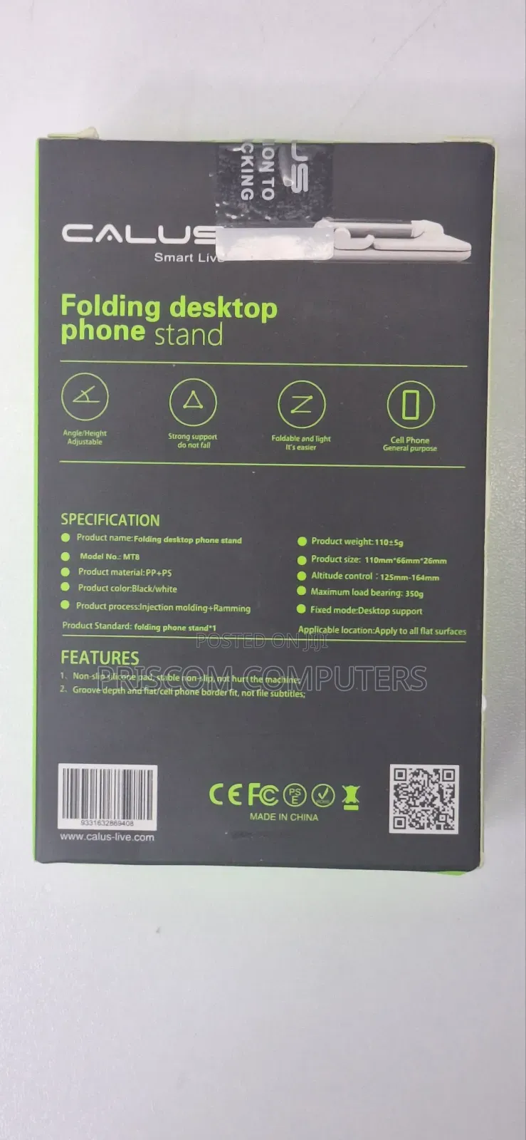 Adjustable Phone Stand, Folding Desktop Phone Stand