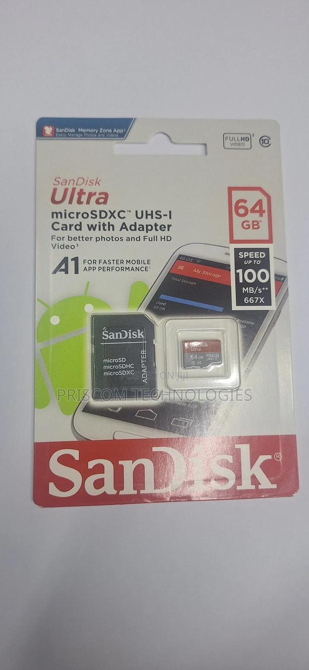64gb Memory Card Microsd Card With Memory Reader Adapter - thumbnail 4