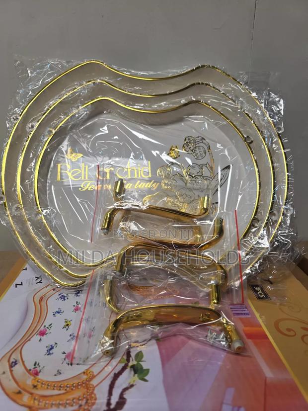 3 PCS Acrylic Bell Tray. - main view