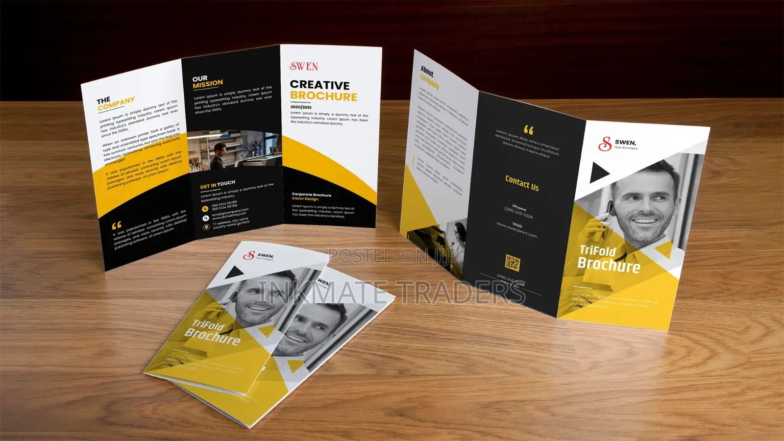 Vibrant Tri-Fold Brochure Printing