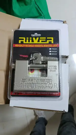 Rectangular Padlock Heavyweight 94mm Top Security Lock