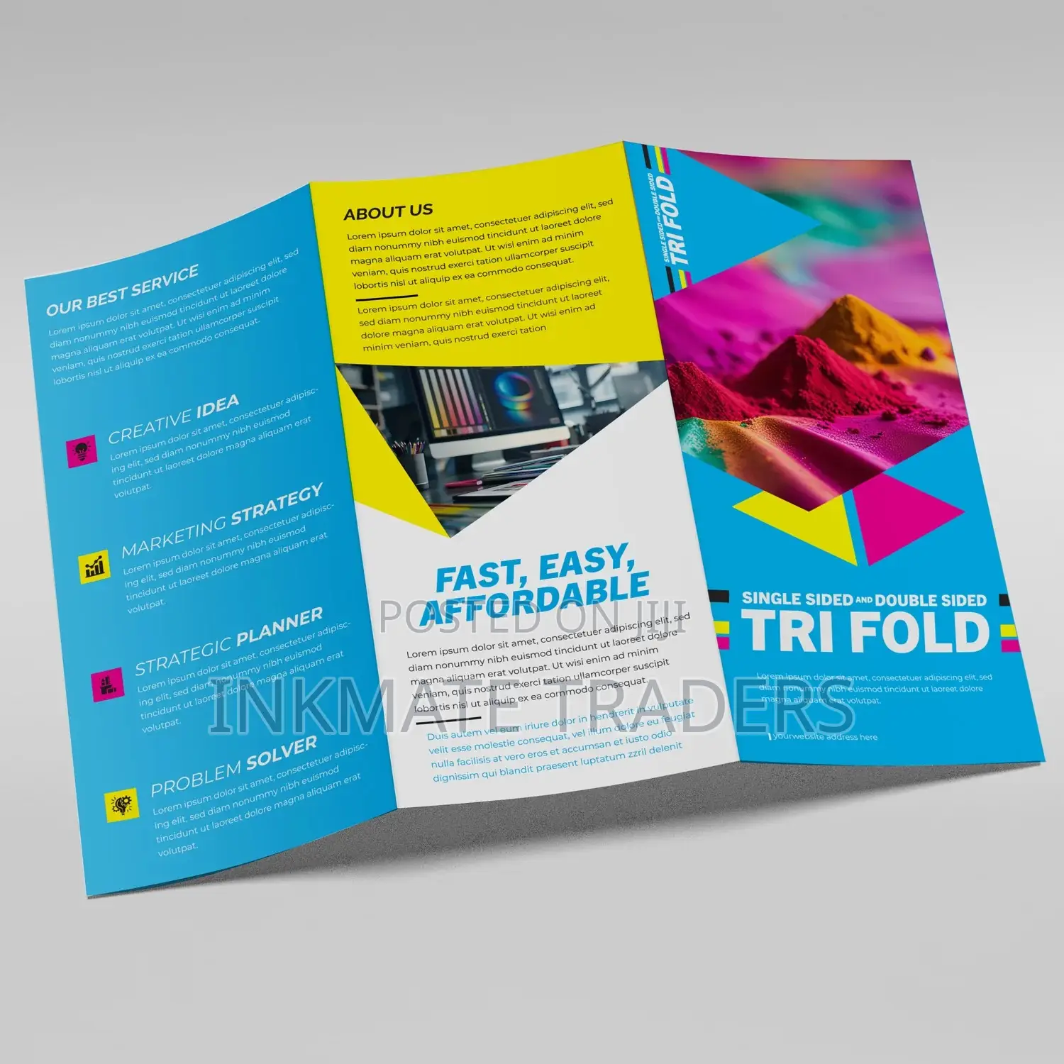 Versatile Tri-Fold Brochure Printing