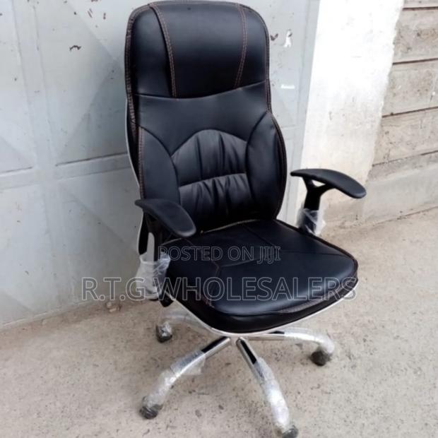 Executive Boss Office Chair High Back Leather