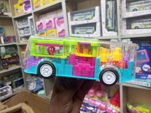 Gears Bus Toy With Transparent Shell