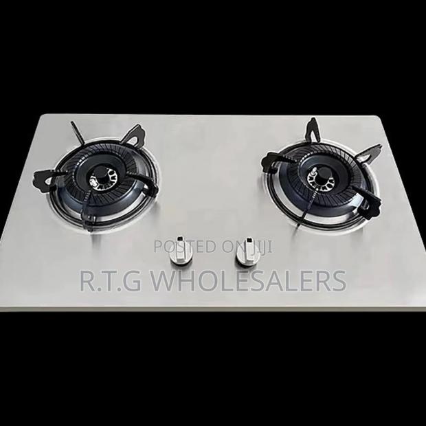 2‐Burner Stainless Steel Hob Cooker – Efficient Cooking - main view
