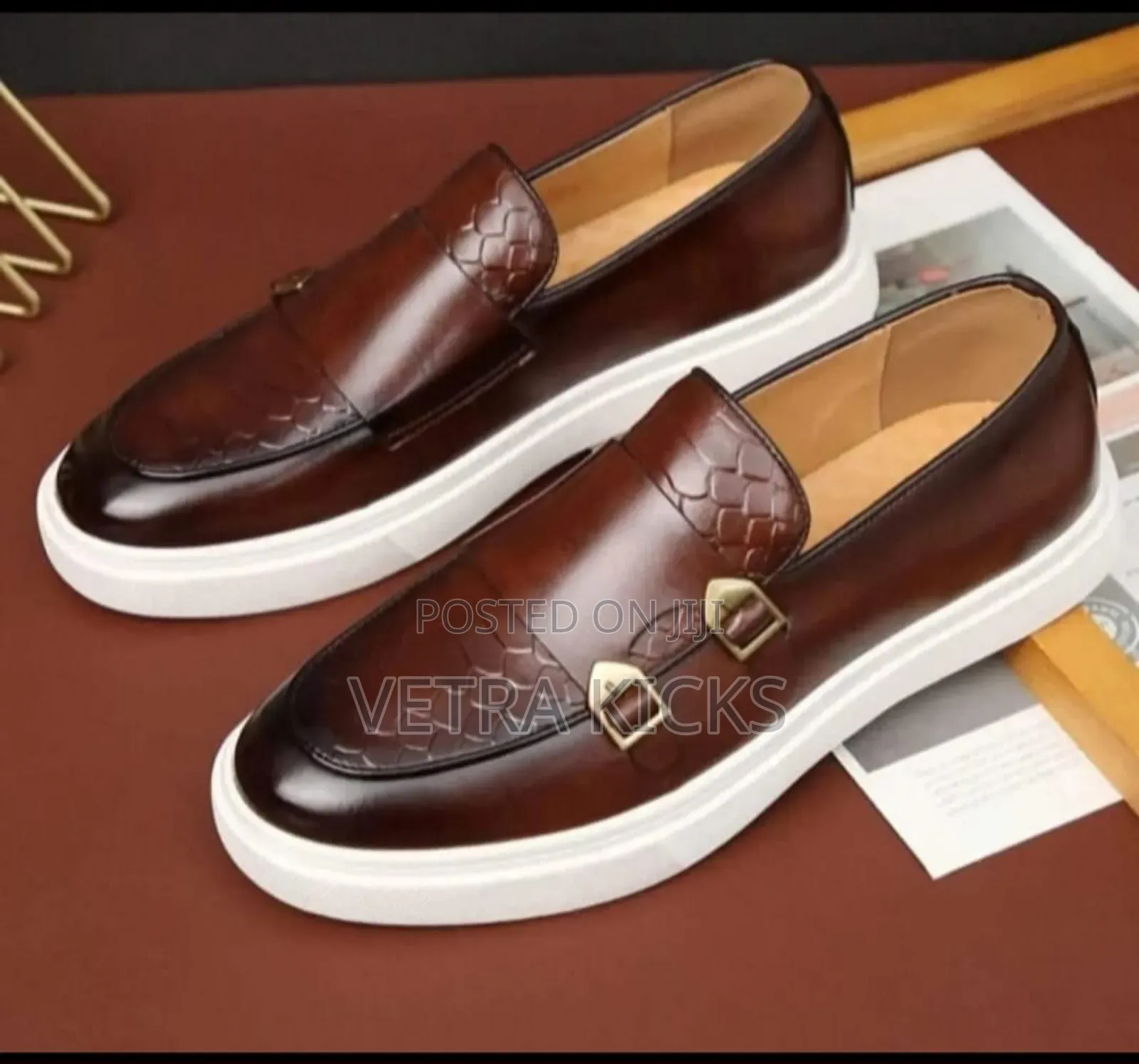 Double Monk Casuals Brown