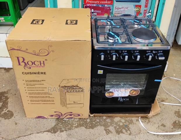Roch Standing Cooker 50x55cm, 3g+1electric, Electricoven, Jet Burners