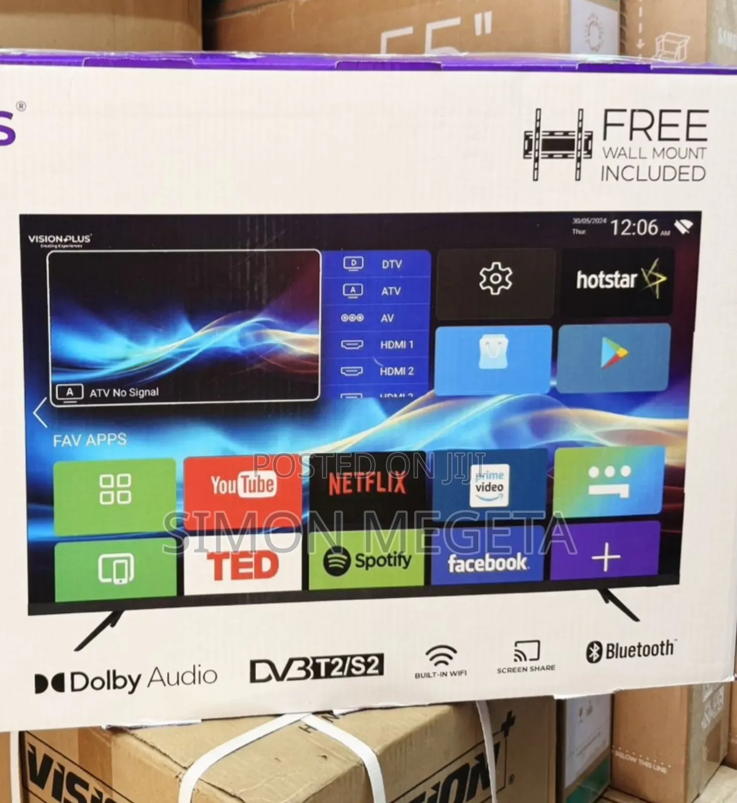 *Vision Plus Tv* 32” Android