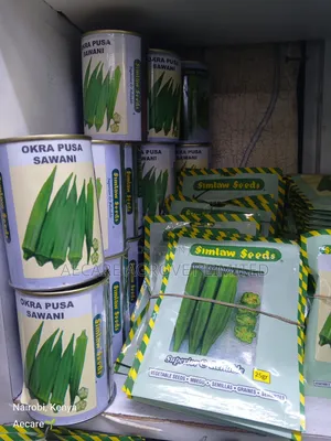 Okra Seeds 25g, 50g 100g, 250g, 500g, 1kg Pusa Sawani, Clemson