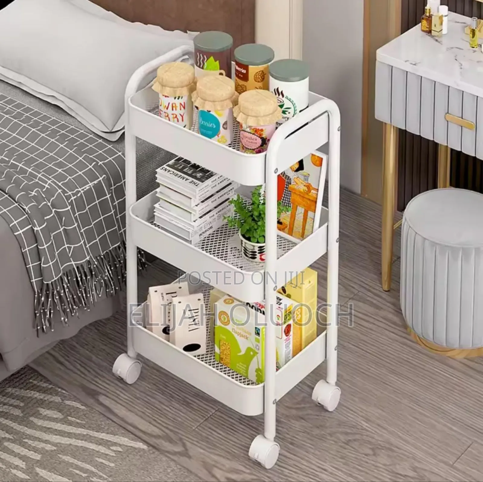 3 Tier Multifunctional Storage Trolley*

✅Movable And Foldable