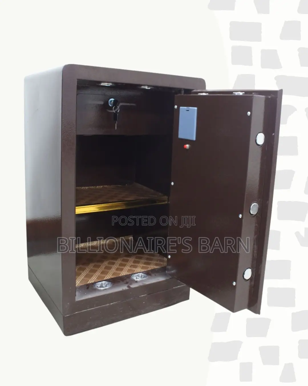 Fireproof Biometric Safe Programmable Keypad - Dual Alarm Adjustable