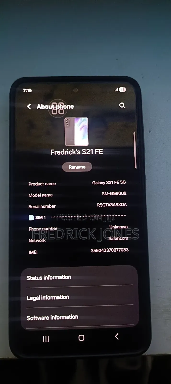 Samsung Galaxy S21 FE 5G 128 GB Black