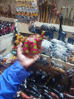 Hand Made Kitenge Elephant Doll - thumbnail 2