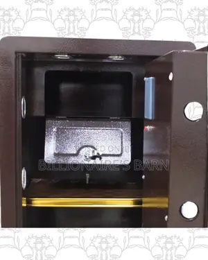 Fireproof Biometric Steel Safe 60 Kg Dual Alarm Plus Backup