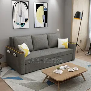 Home Sofa Bed; Solid Wood Frame Sofa Bed For Living Room