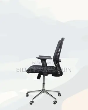 The Barn Origin Chair Mid Back Chrome Base Modern