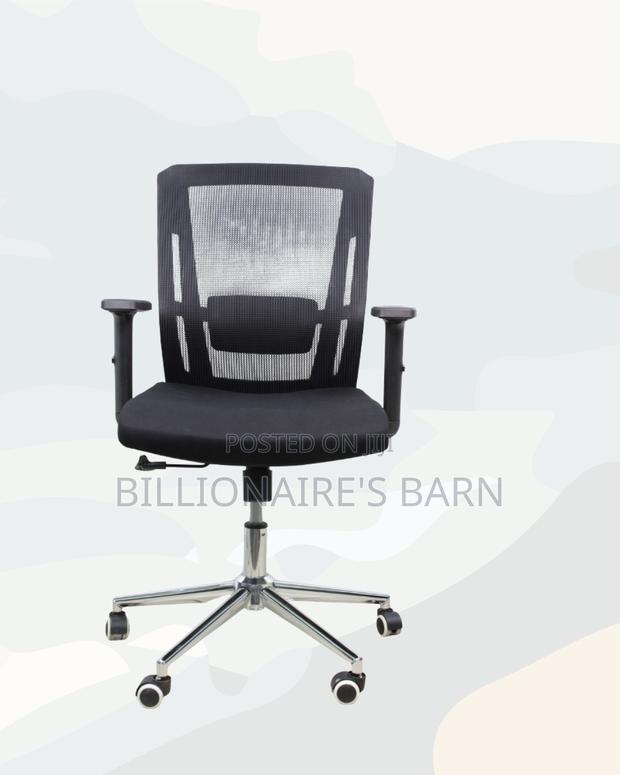 The Barn Origin Chair Mid Back Chrome Base Modern - thumbnail 2