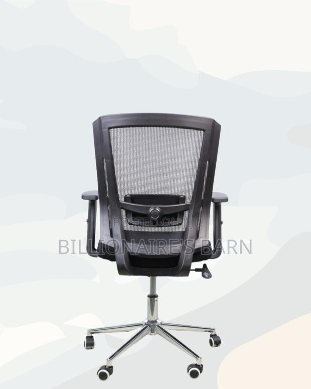 The Barn Origin Chair Mid Back Chrome Base Modern - thumbnail 3