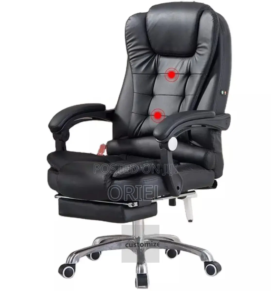 Office Chairs: Comfortable High-Back Leather Executive Chair