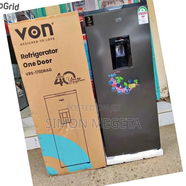 New Arrivals Von Single Door Fridge With Dispenser Available