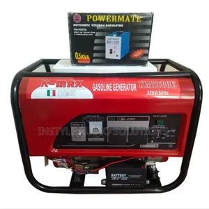3.0kva Kmax Petrol Engine Keystart Generator 500w Power Regulator