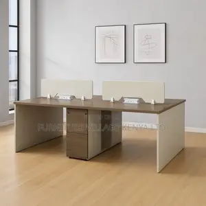 Workstation; 4-way Modular Office Workstation