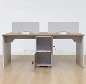 Workstation; 4-way Modular Office Workstation