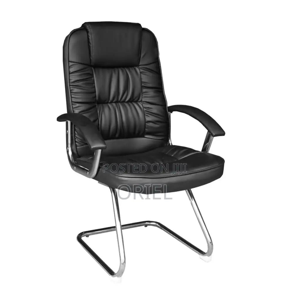 Office Chairs: Modern High-Back Visitor Chair for Reception