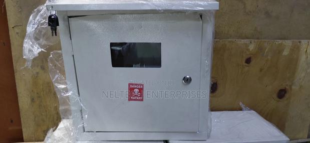 24 by 24 Powder Coated Meter Box - main view