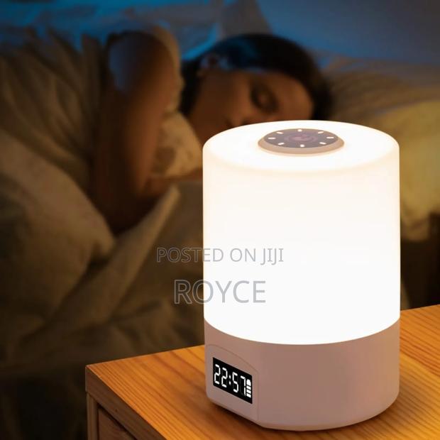Led Night Lamp With Digital Clock - thumbnail 3