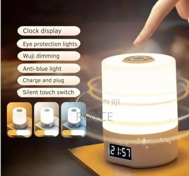 Led Night Lamp With Digital Clock - thumbnail 5