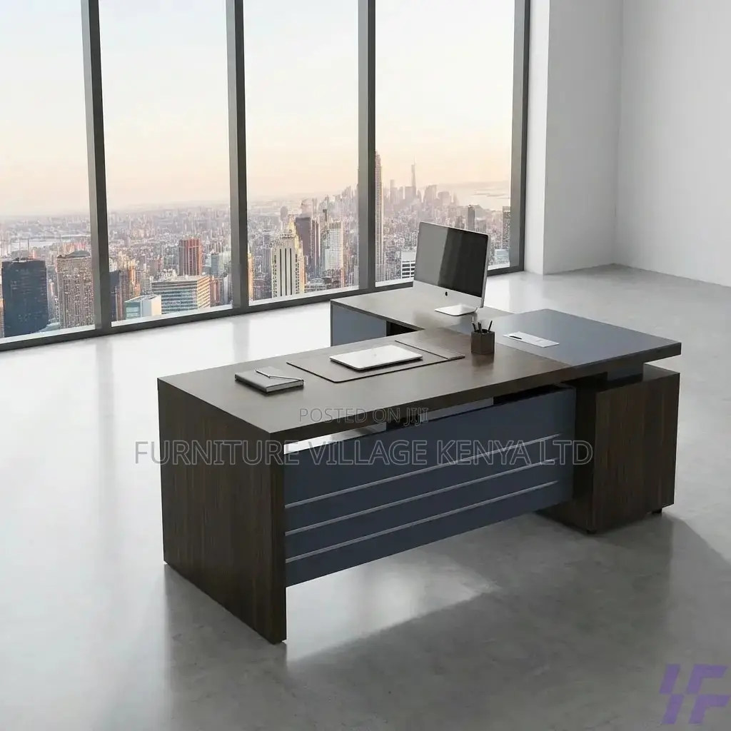 Office Desk; 1.8m L-shaped Executive Office Desk