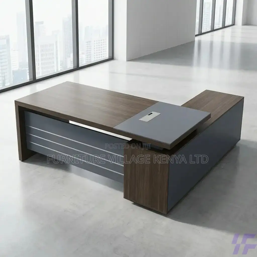 Office Desk; 1.8m L-shaped Executive Office Desk
