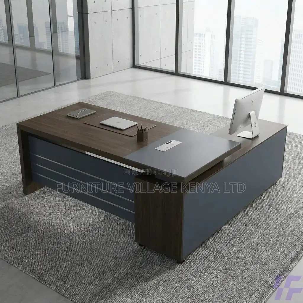 Office Desk; 1.8m L-shaped Executive Office Desk