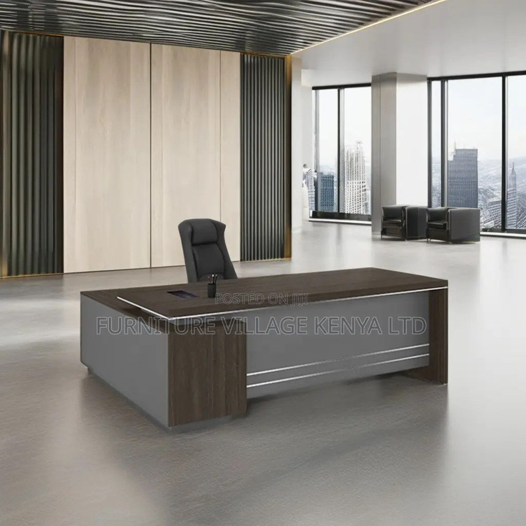 Office Desk; 1.8m L-shaped Executive Office Desk